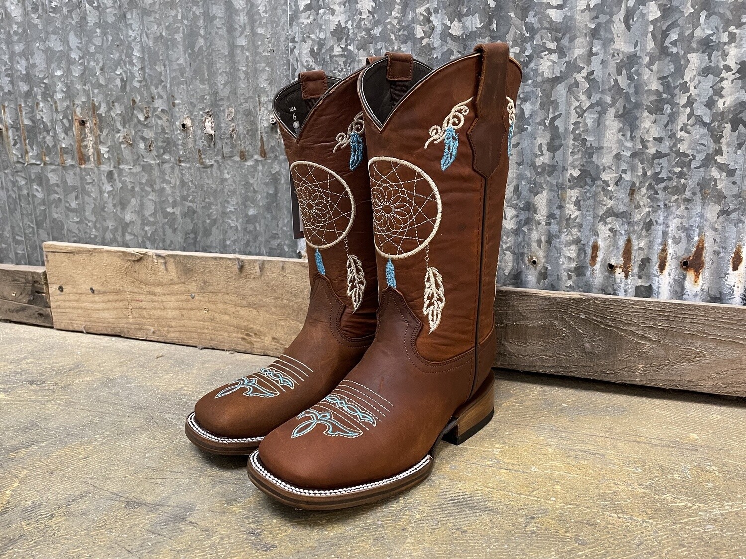 R BOOTS DREAM CATCHER SQUARE TOE