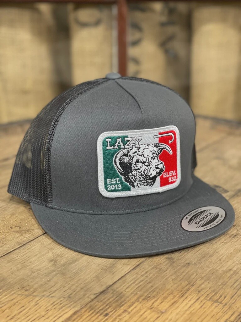LAZY J RANCH WEAR 4" MEXICO ELEVATION PATCH CAP