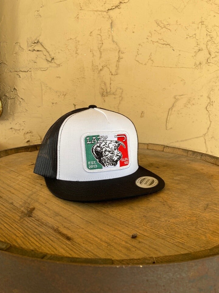 BLACK & WHITE 4" MEXICO ELEVATION PATCH CAP