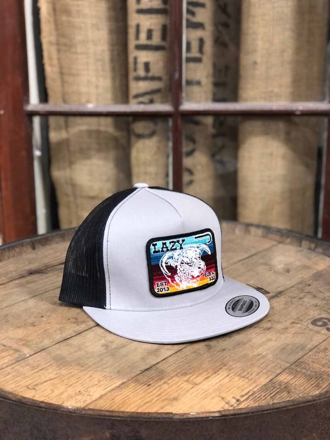 LAZYJ RANCH WEAR SILVER & BLACK 4" SERAPE