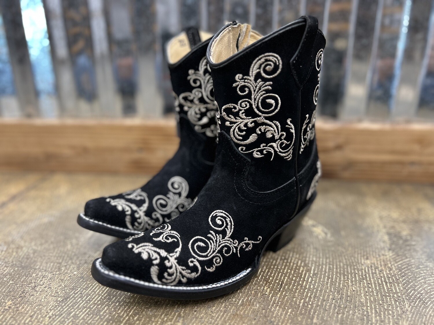 BLACK ANKLE BOOTS