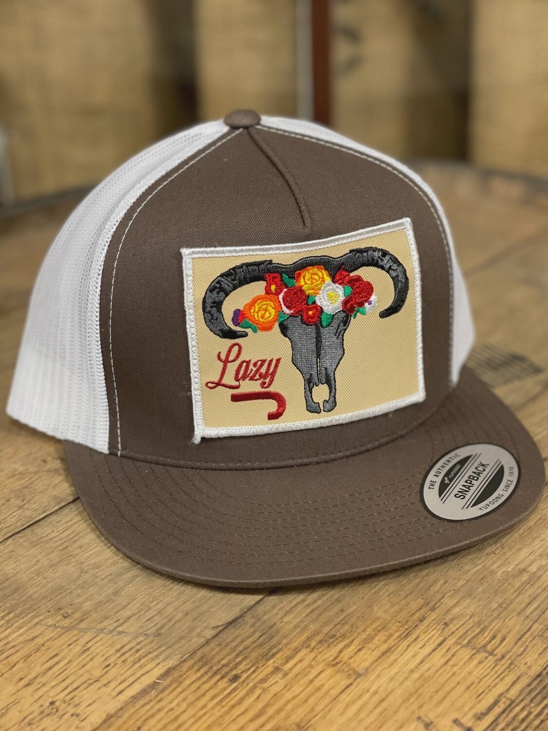 LAZY J BRWWWHT4SKULL