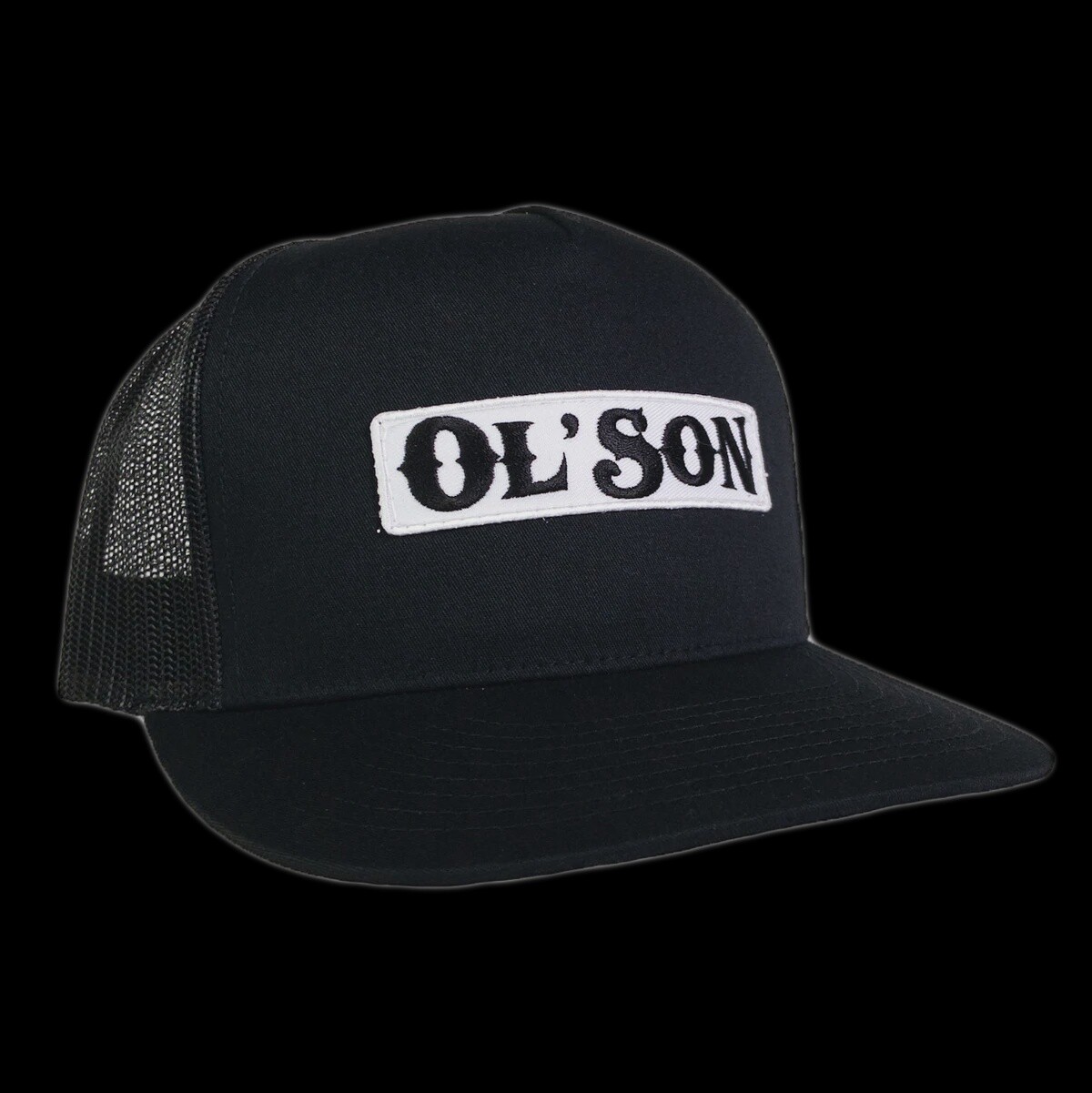 OL' SON PATCH BLACK MESH FLATBILL