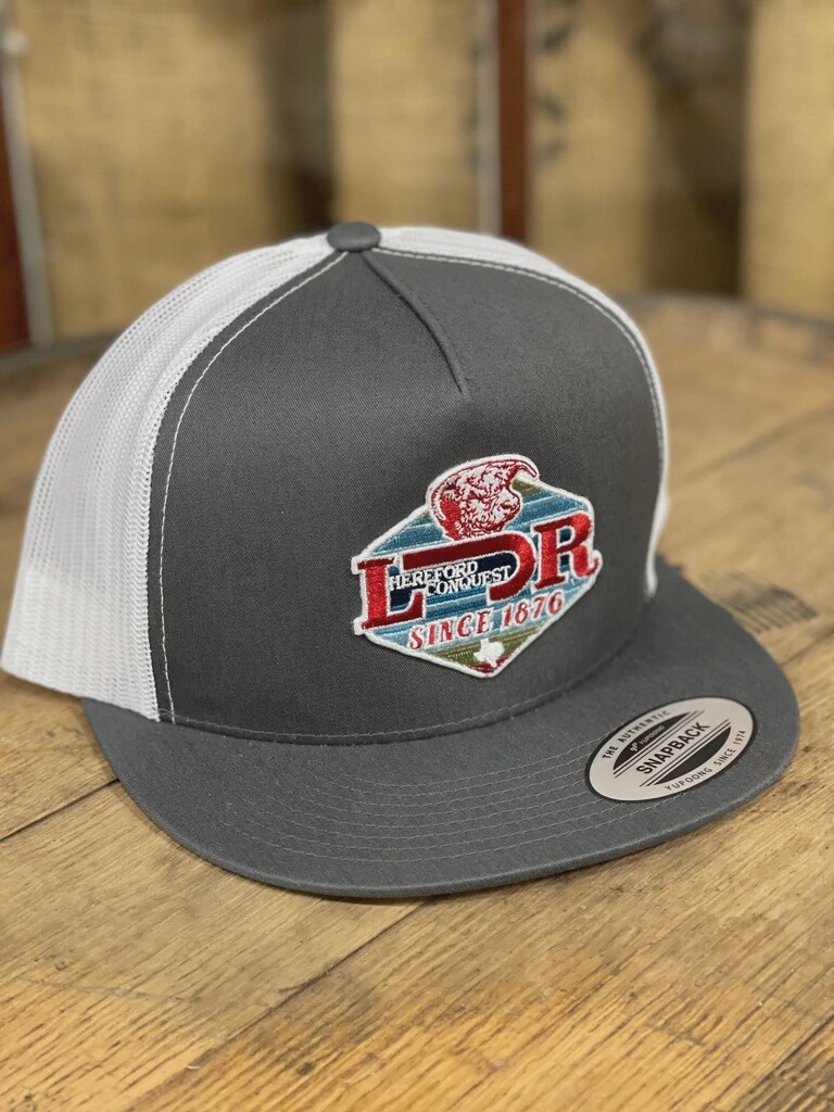 LAZY J RANCH WEAR 4" CONQUEST PATCH CAP