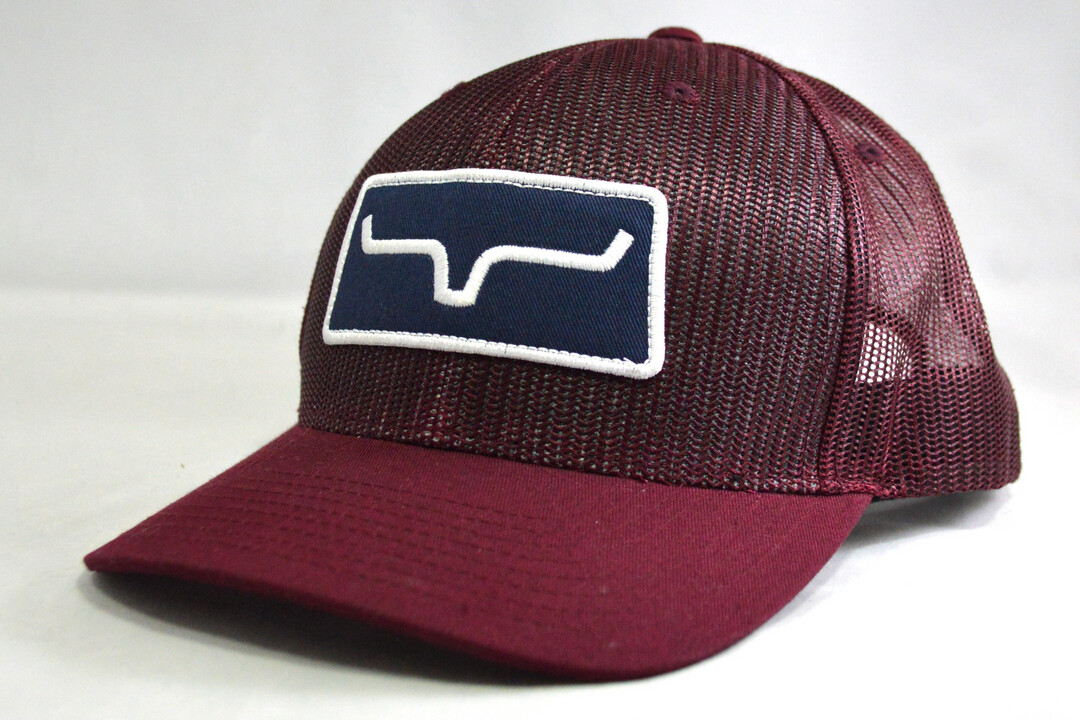 All Mesh Trucker-Burgundy