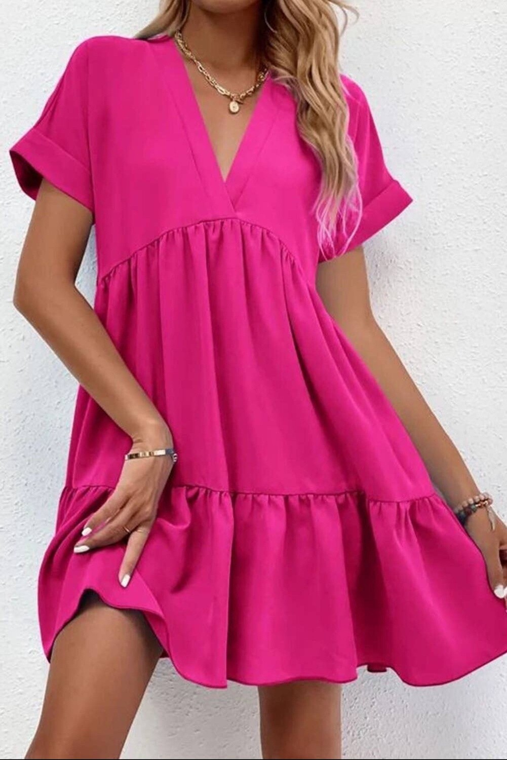Fresh & Sweet Fuchsia Dress
