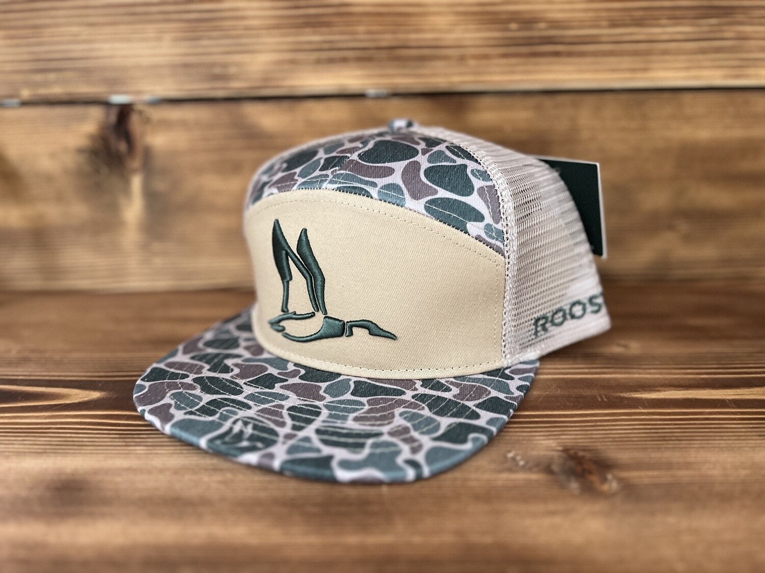 Roost 7 Panel 3D Puff Duck Logo