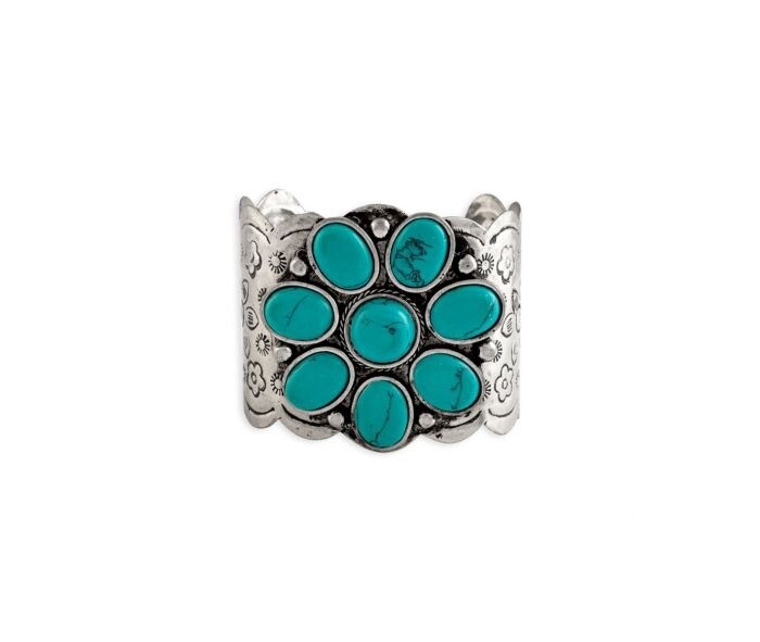Squash Blossom Cuff Bracelet