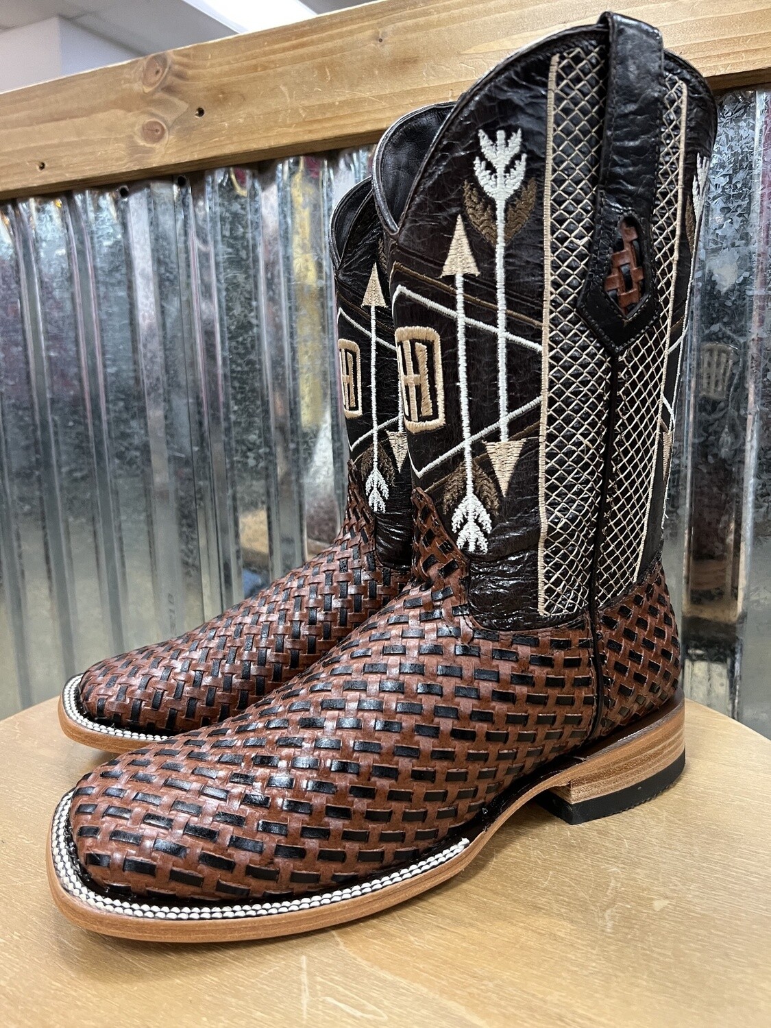 Shedron Basket Weave boot