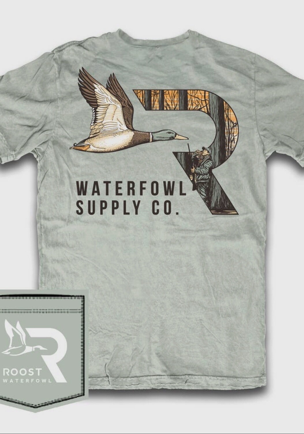 Roost logo tee
