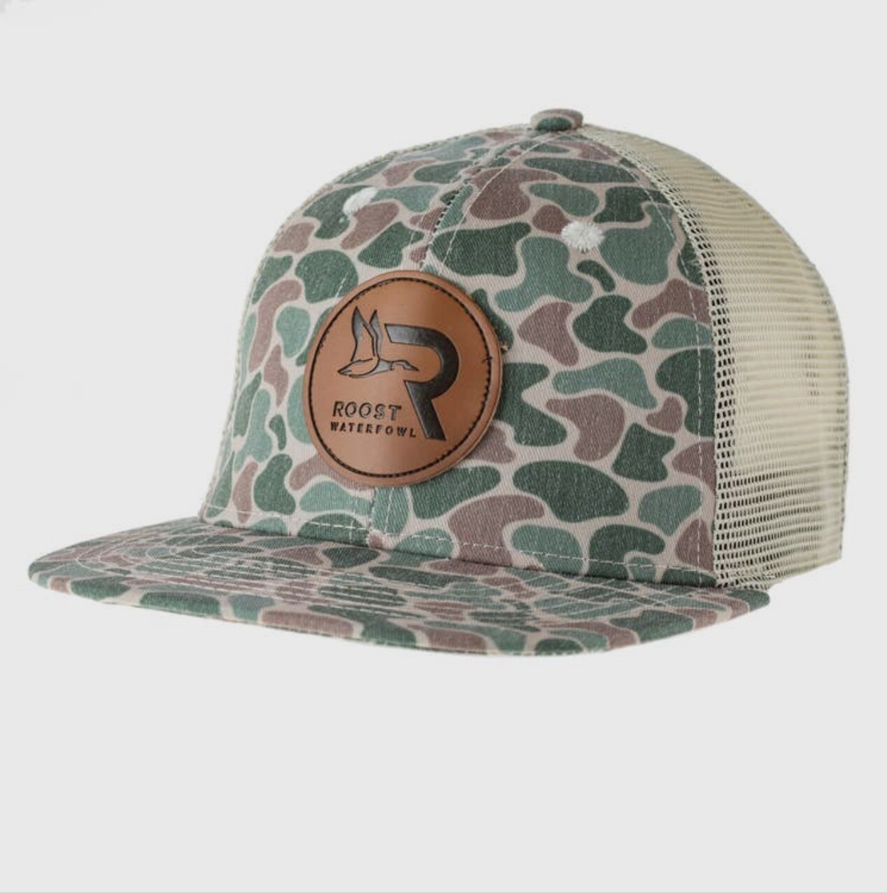 Roost Circle Leather Patch Camo