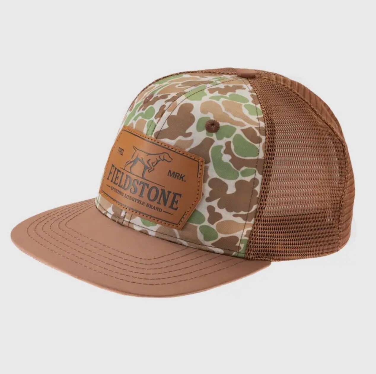 Youth old school brown bill hat youth