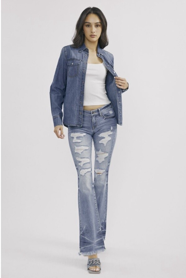 KC70019M LOW RISE BOOTCUT