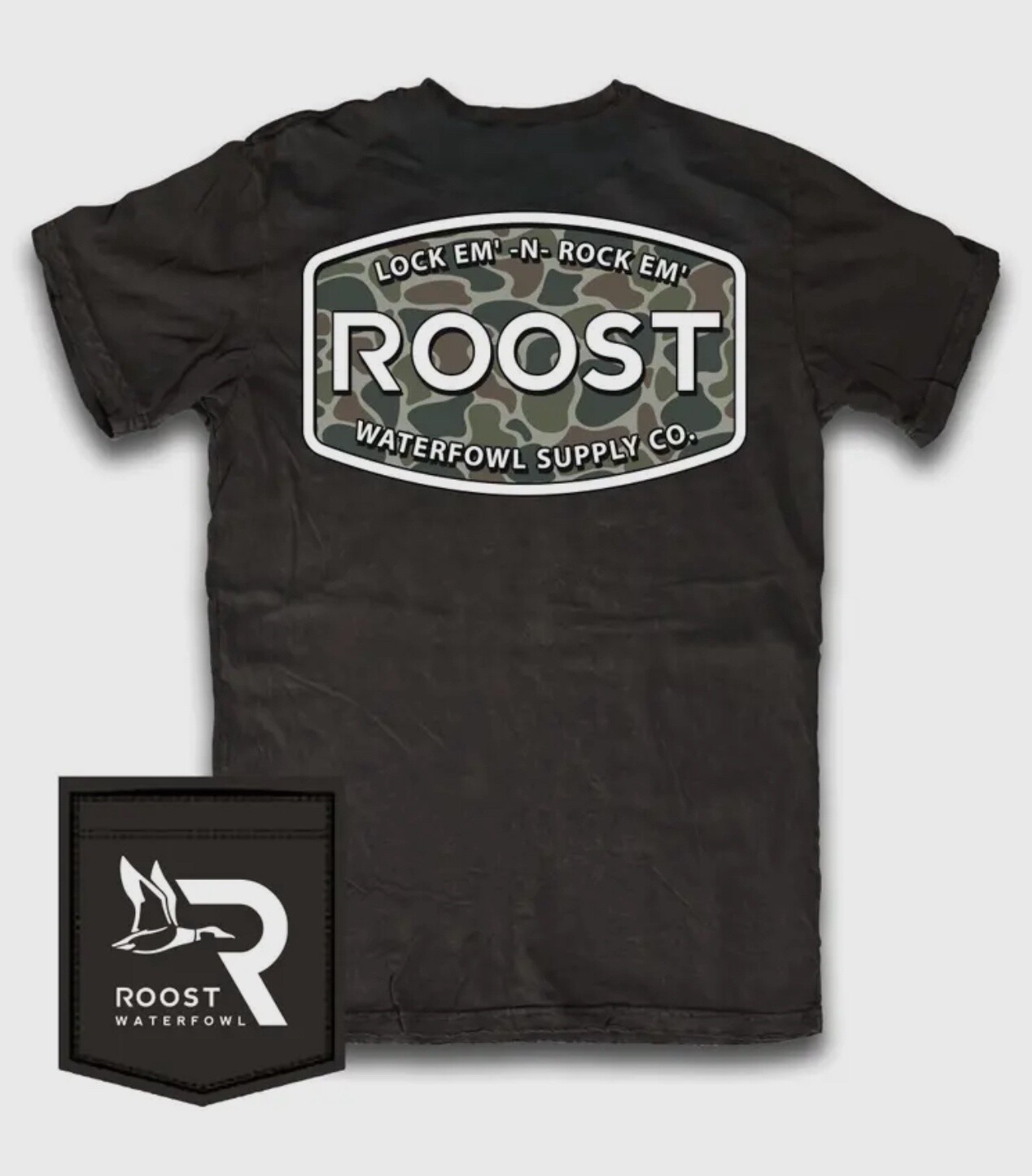 Roost camo logo