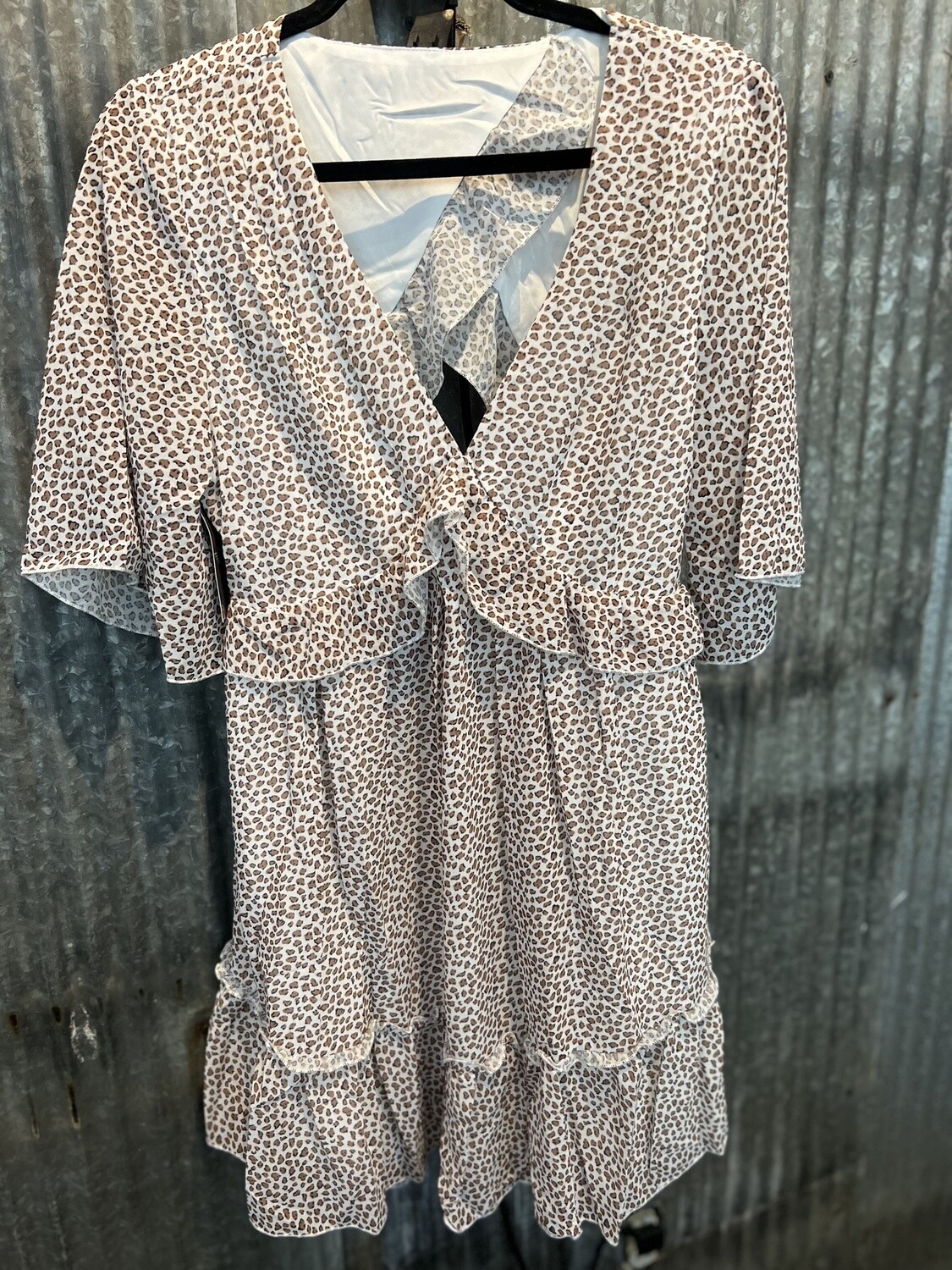 Leopard Ruffle Dress