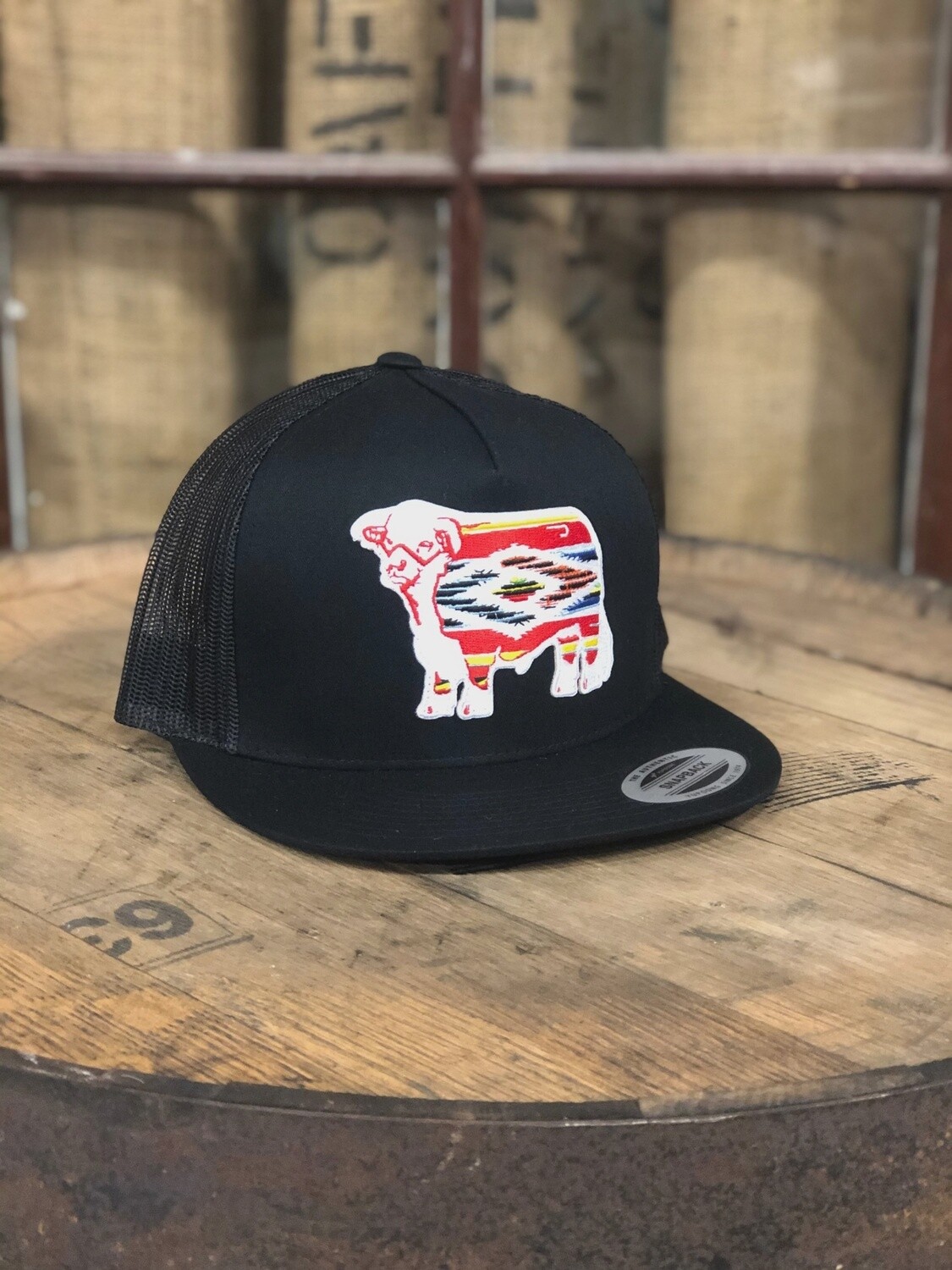 LAZY J RANCH WEAR SERAPE BULL CAP