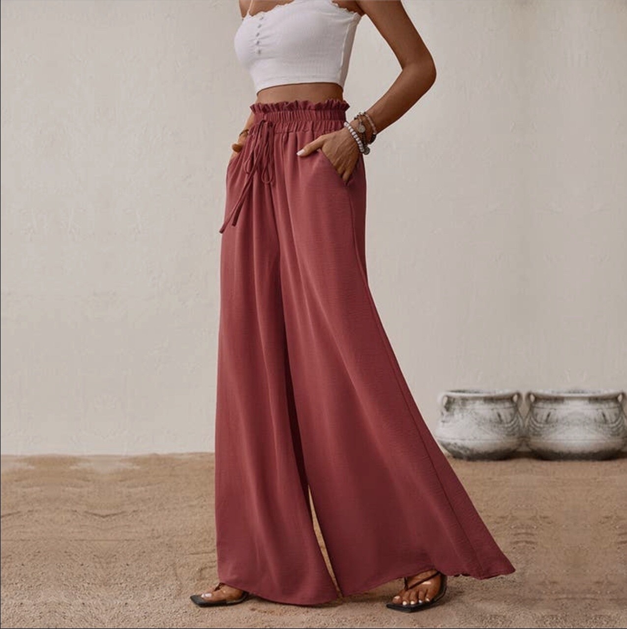 Muave boho pants