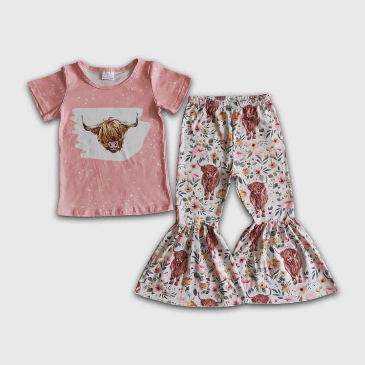 Pink bull 2-piece set