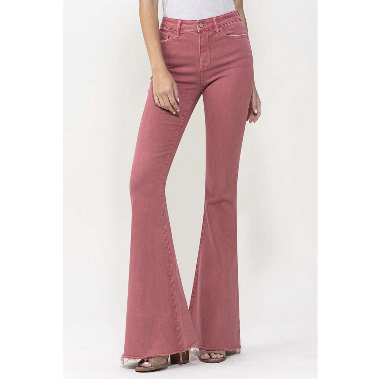 Pink High Rise Super Flare