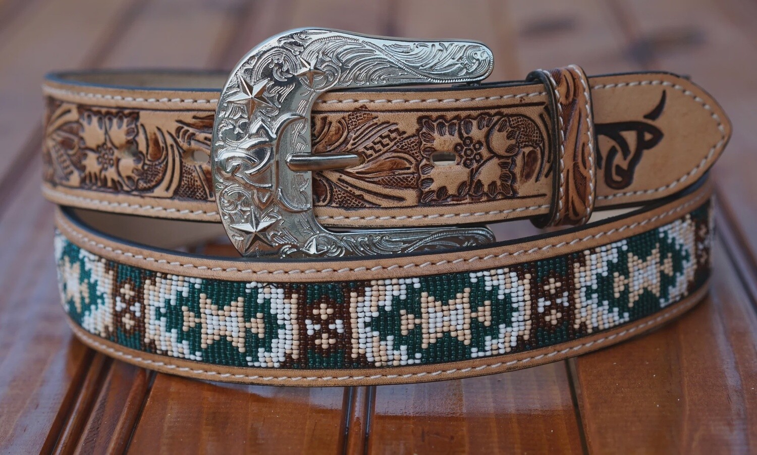 “KIPP” Beaded belt