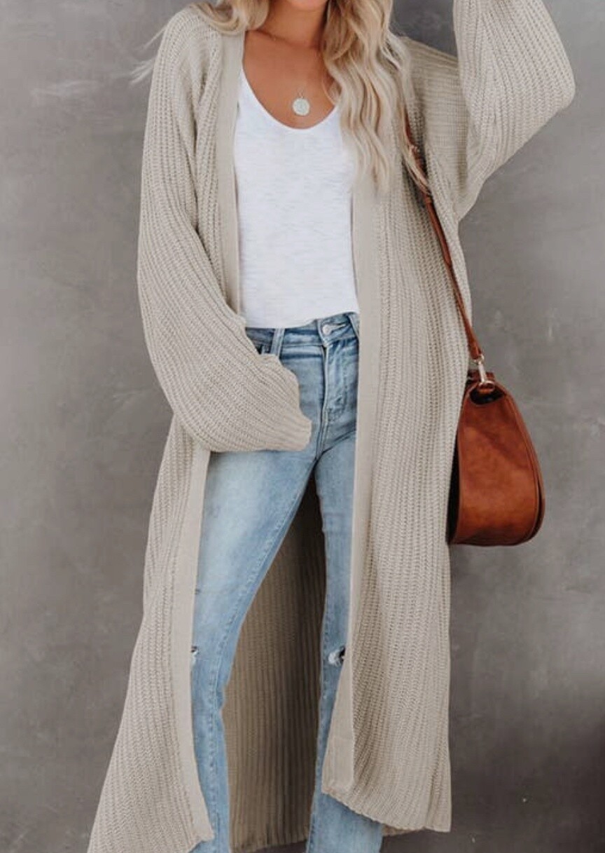 Knit cardigan