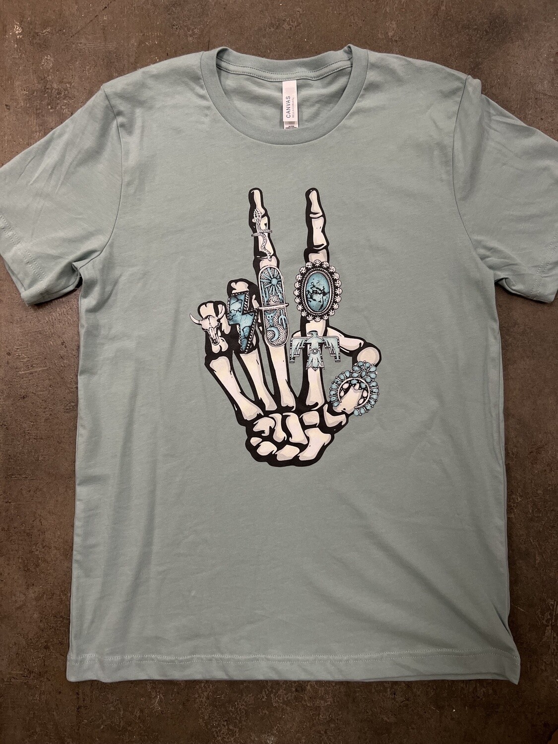 Concho Ring Skeleton Hands