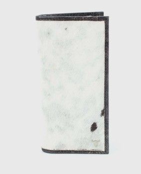 Black Hair on Hide Wallet