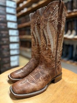 JESSIE brown square toe