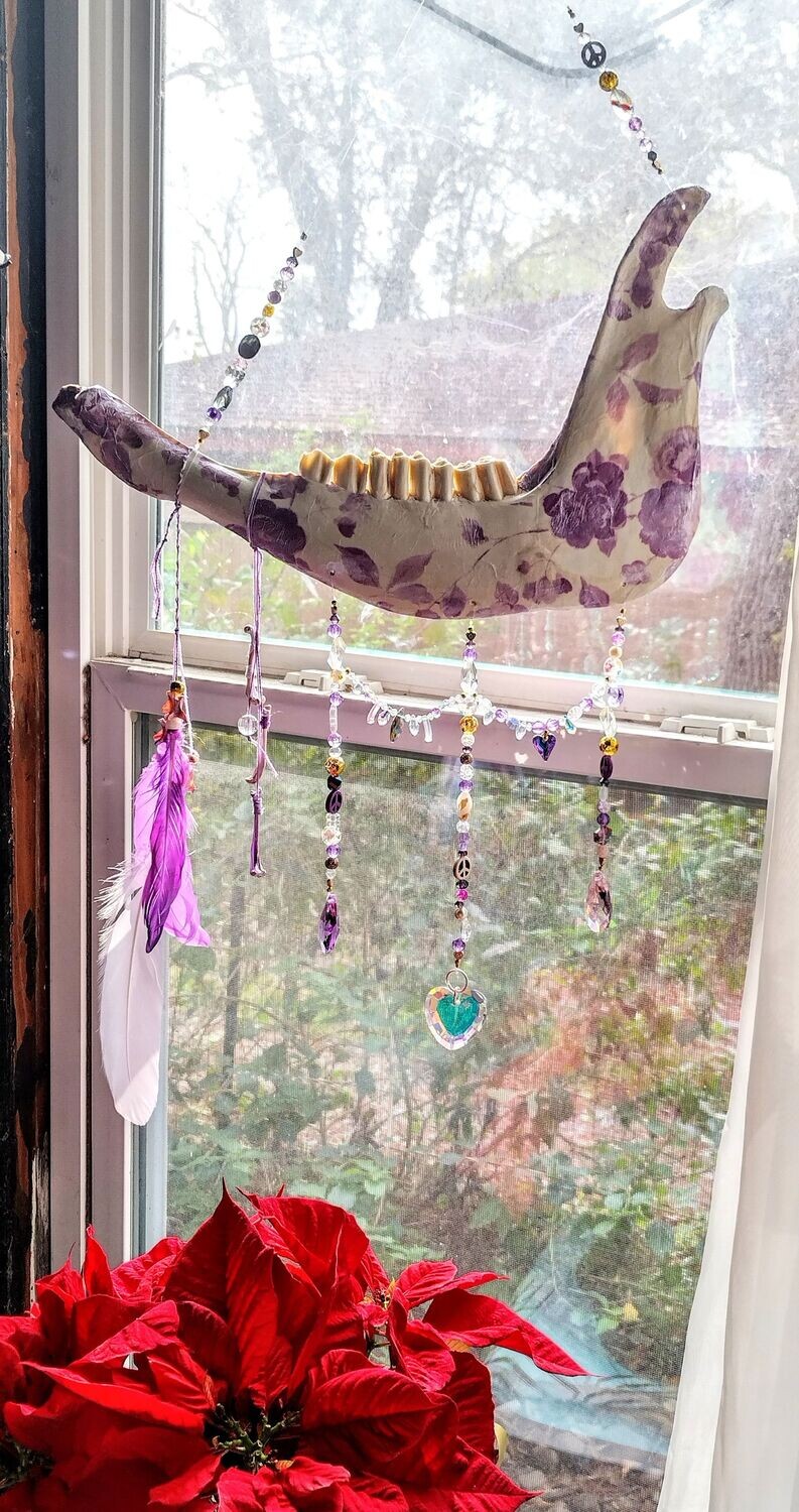 Cow Jawbone Suncatcher