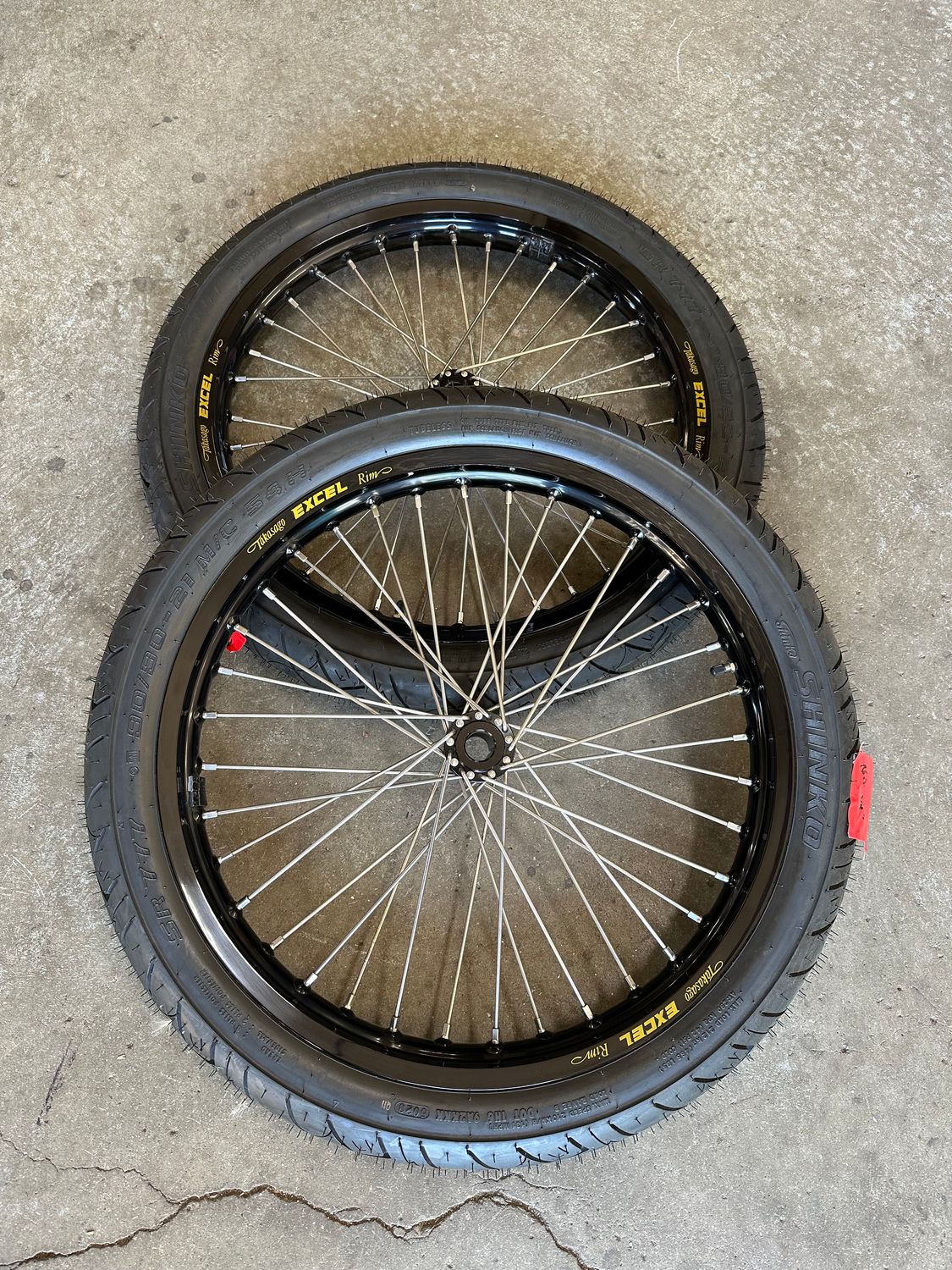 Set of Motorcycle Rear Wheels
