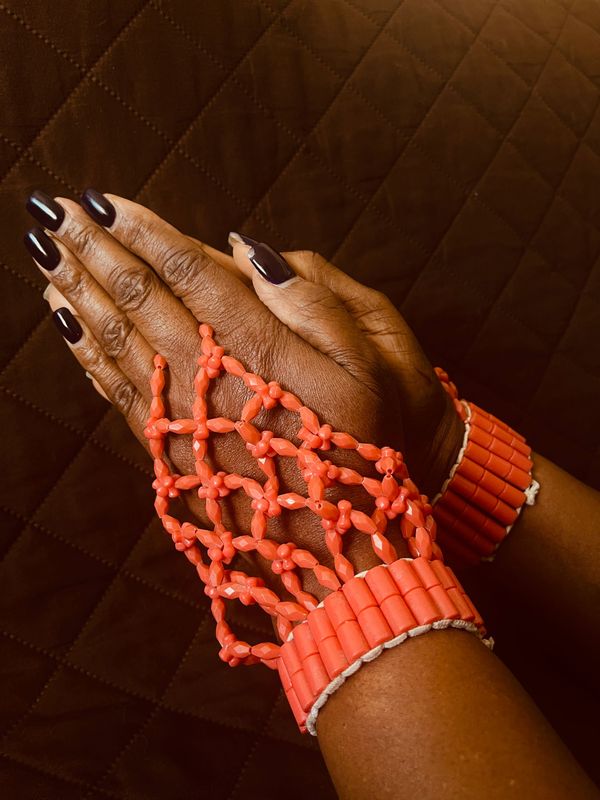 Traditional Wedding Bridal Hand Gloves
