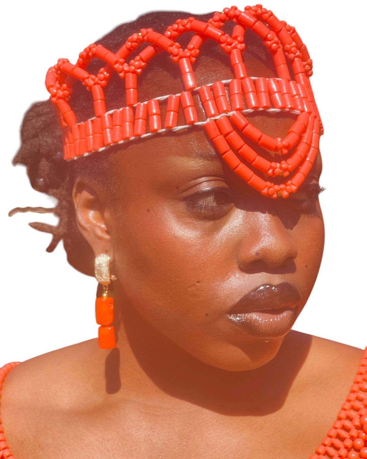 Traditional African Wedding Bridal Crowns and Caps.