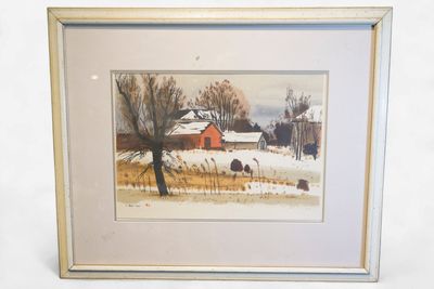 Charles Culver "Winter Landscape"