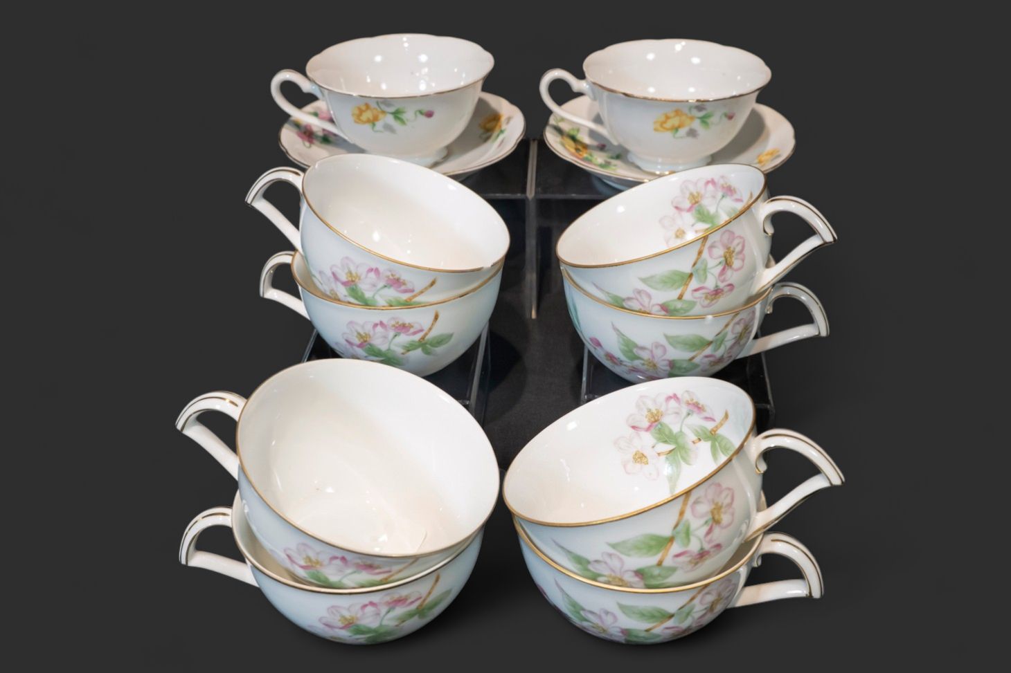 Vintage Japanese Porcelain Cups