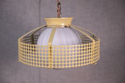 Goovy Yellow Vintage Mid Century Pendant Light