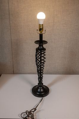 Black Spiral Lamp