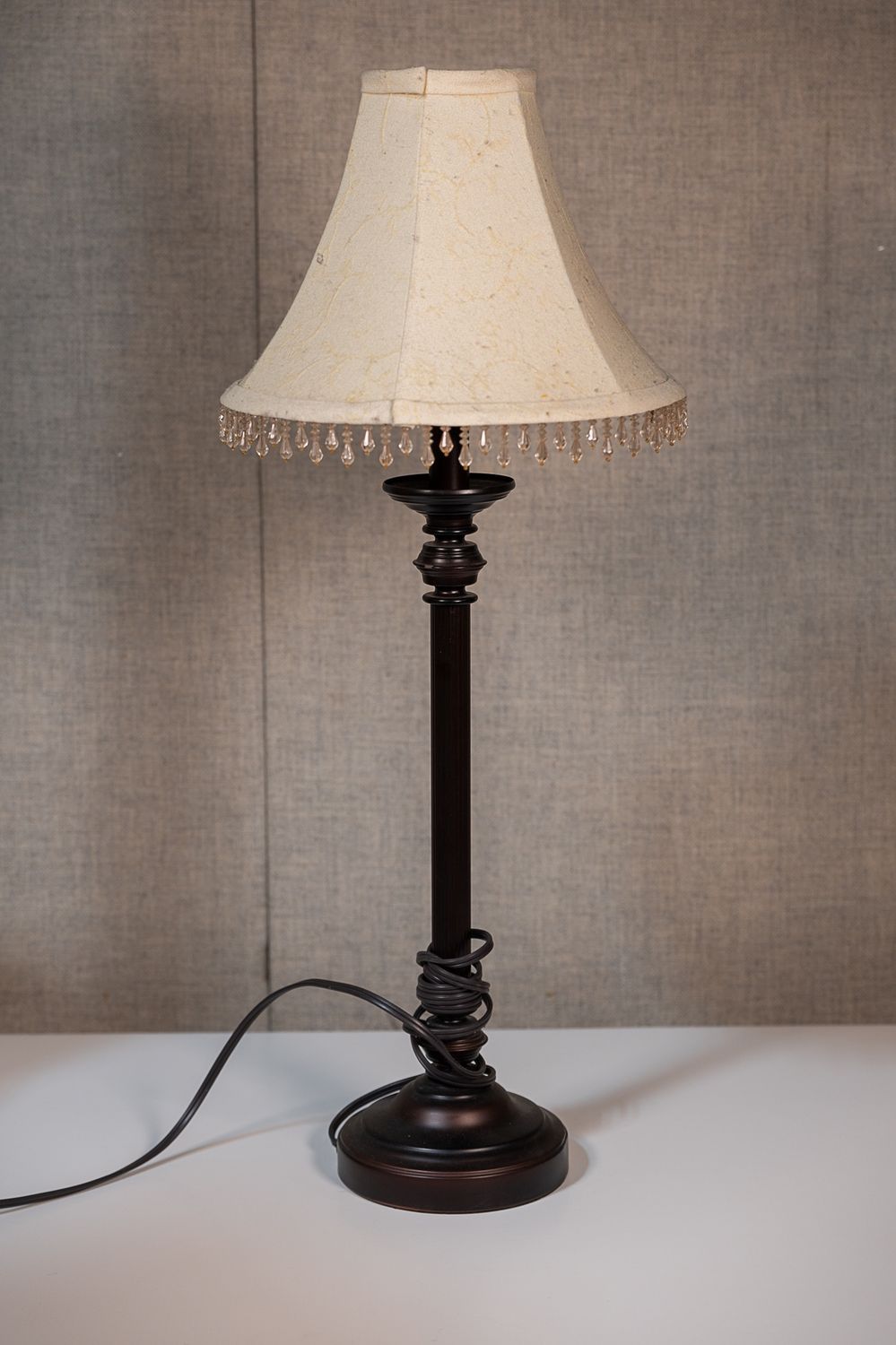 Antique Black Buffet Lamp