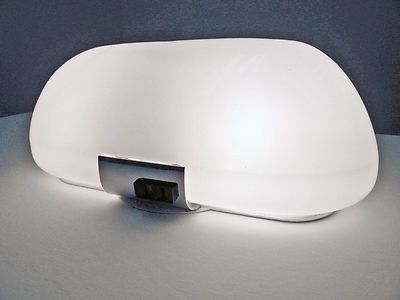 Mid-Century Lightolier Milk Glass Wall Sconce