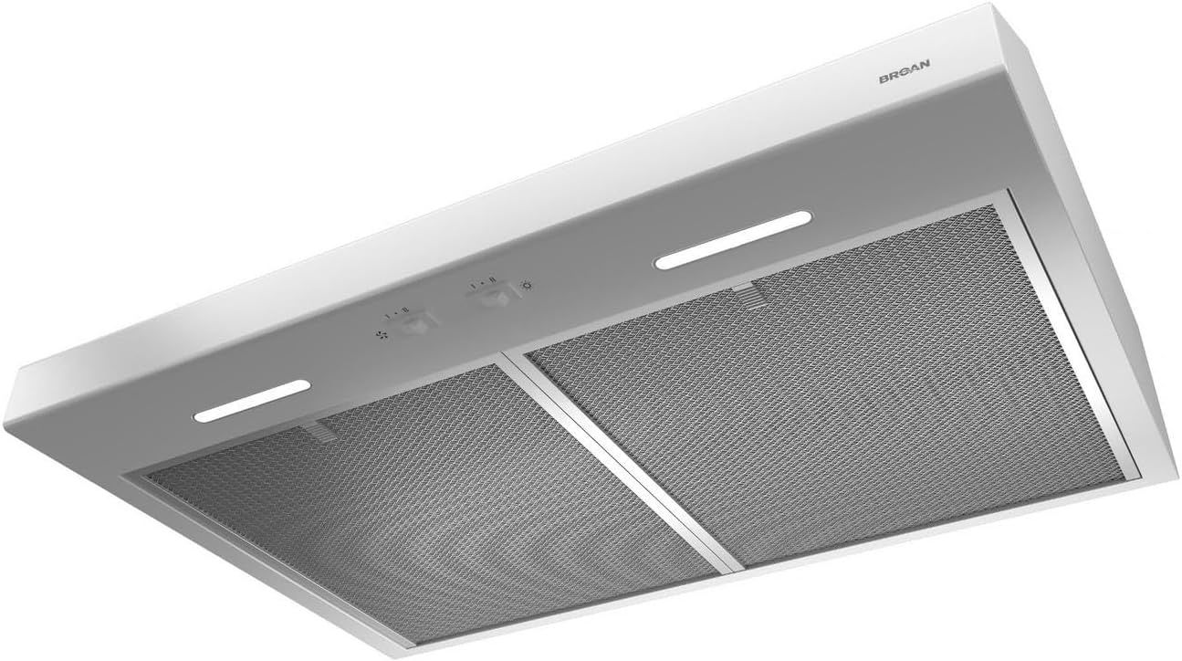 *NEW IN BOX* BROAN Glacier 30-inch Range Hood, White