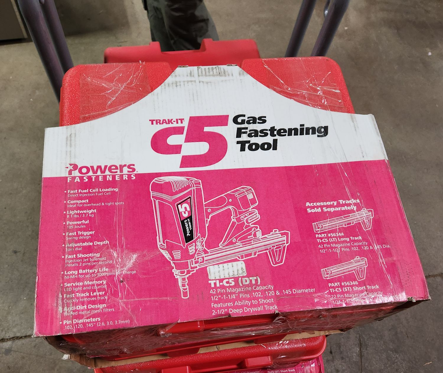 PowerFasterners Trak-IT C5 Gas Fastening Tool