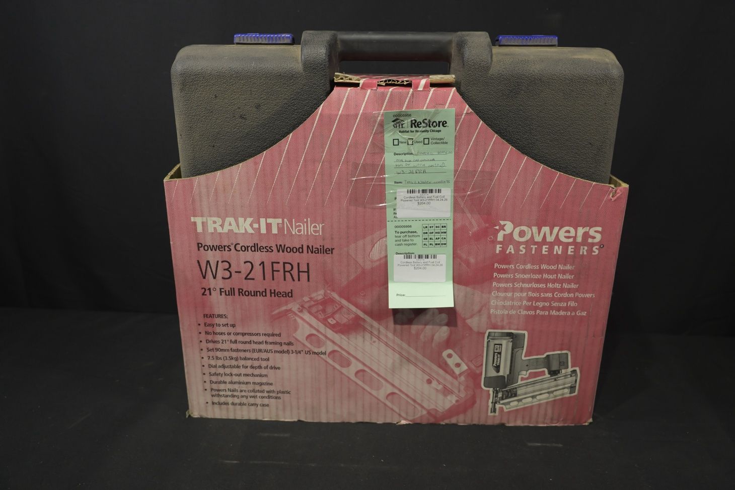 Cordless Battery and Fuel Coil Powered Tool W3-21PRH