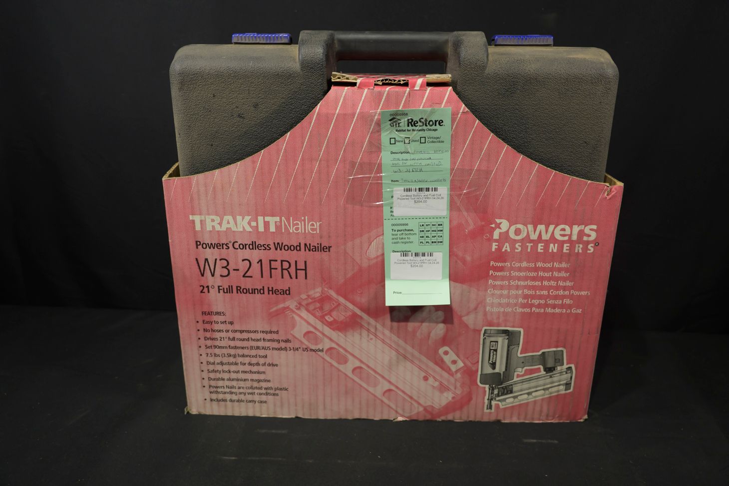Cordless Battery and Fuel Coil Powered Tool W3-21PRH