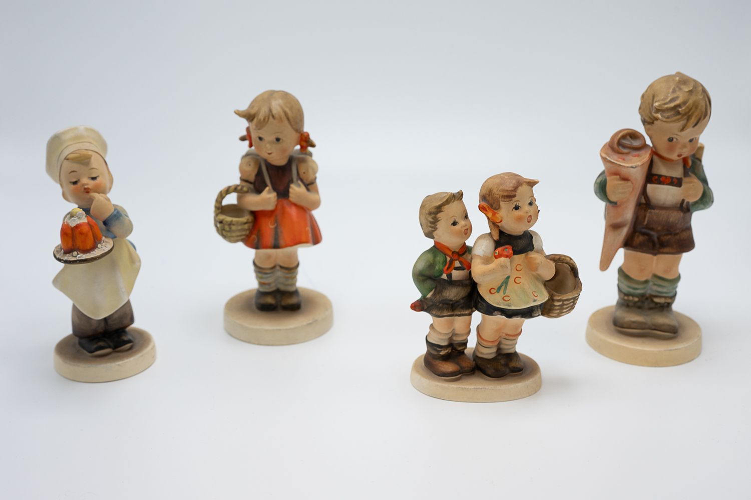Set of Collectable Vintage Goebel Hummel Porcelain Figurines