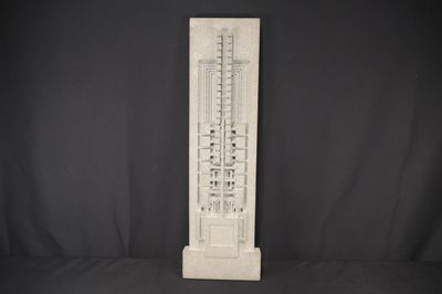 Frank Lloyd Wright Hollyhock House Inspired Plaque