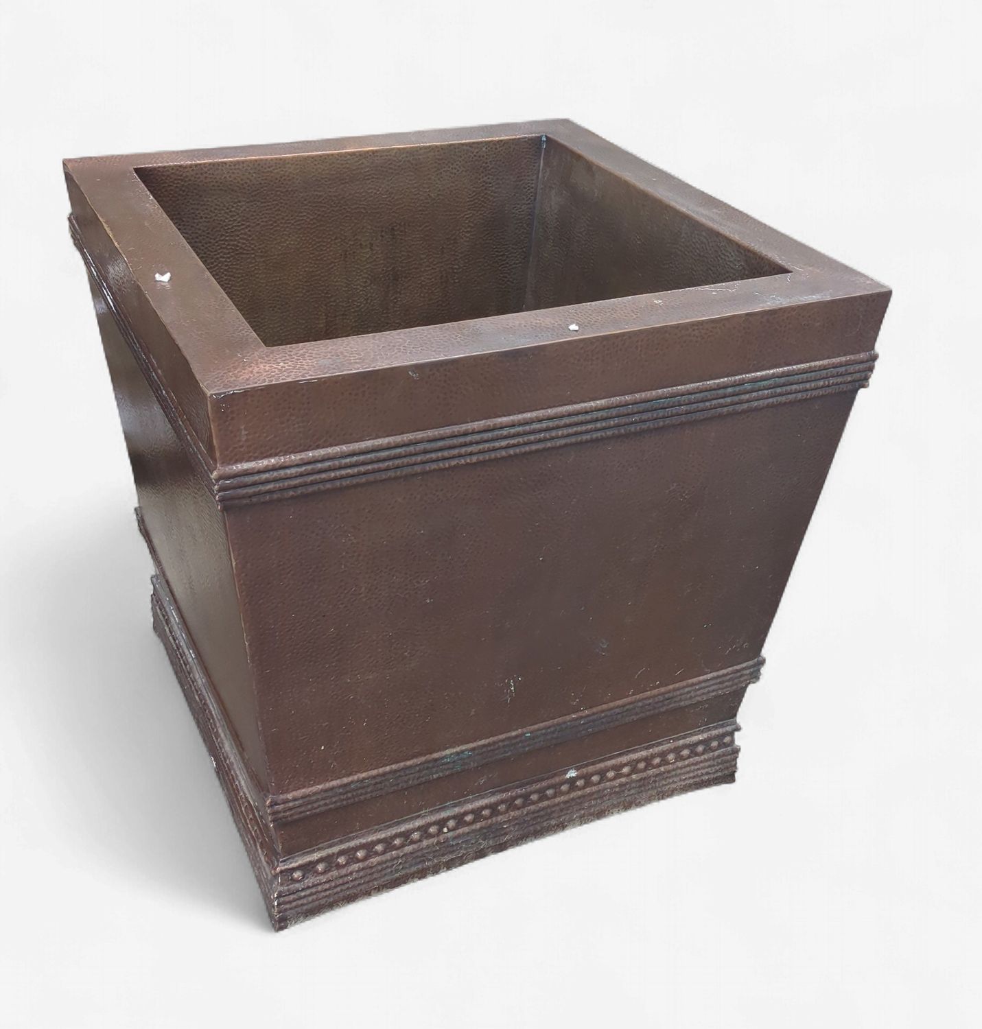 SoLuna 14 Gauge Copper Japanese Soaking Tub *SEAT MISSING*