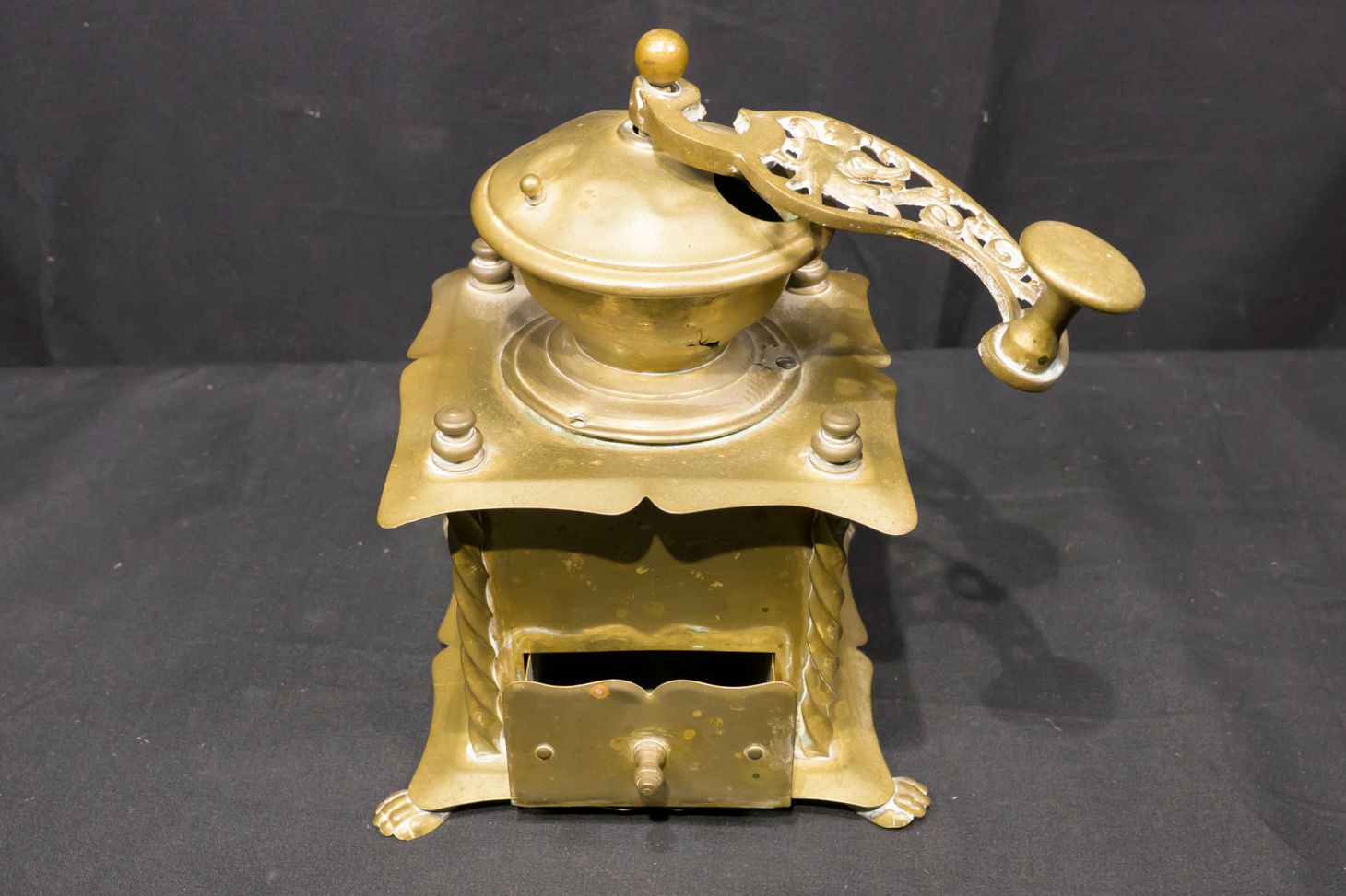 Antique Brass Coffee Grinder