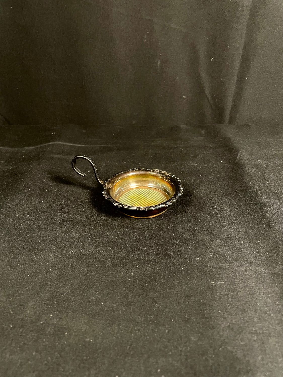 Antique Silver Tea Strainer