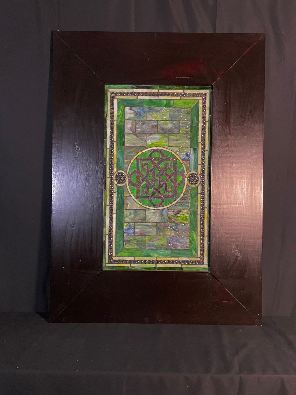 Large Celtic Knot Stained Glass