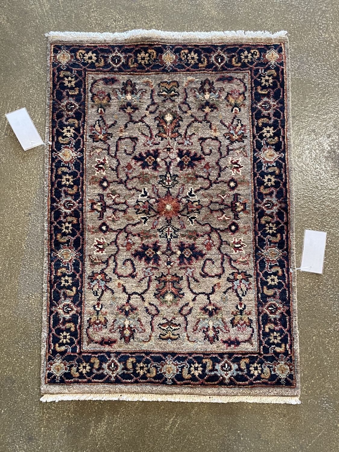 Hand Knotted 3' x 2' Rug New With Tags