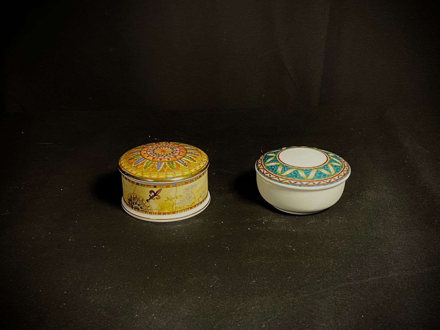 Pair of European Trinket Boxes
